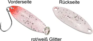 FTM Spoon Tango 1.8g Red/White Glitter
