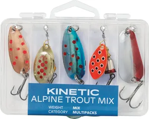 KINETIC ALPINE TROUT Köder-Set 163 5pc