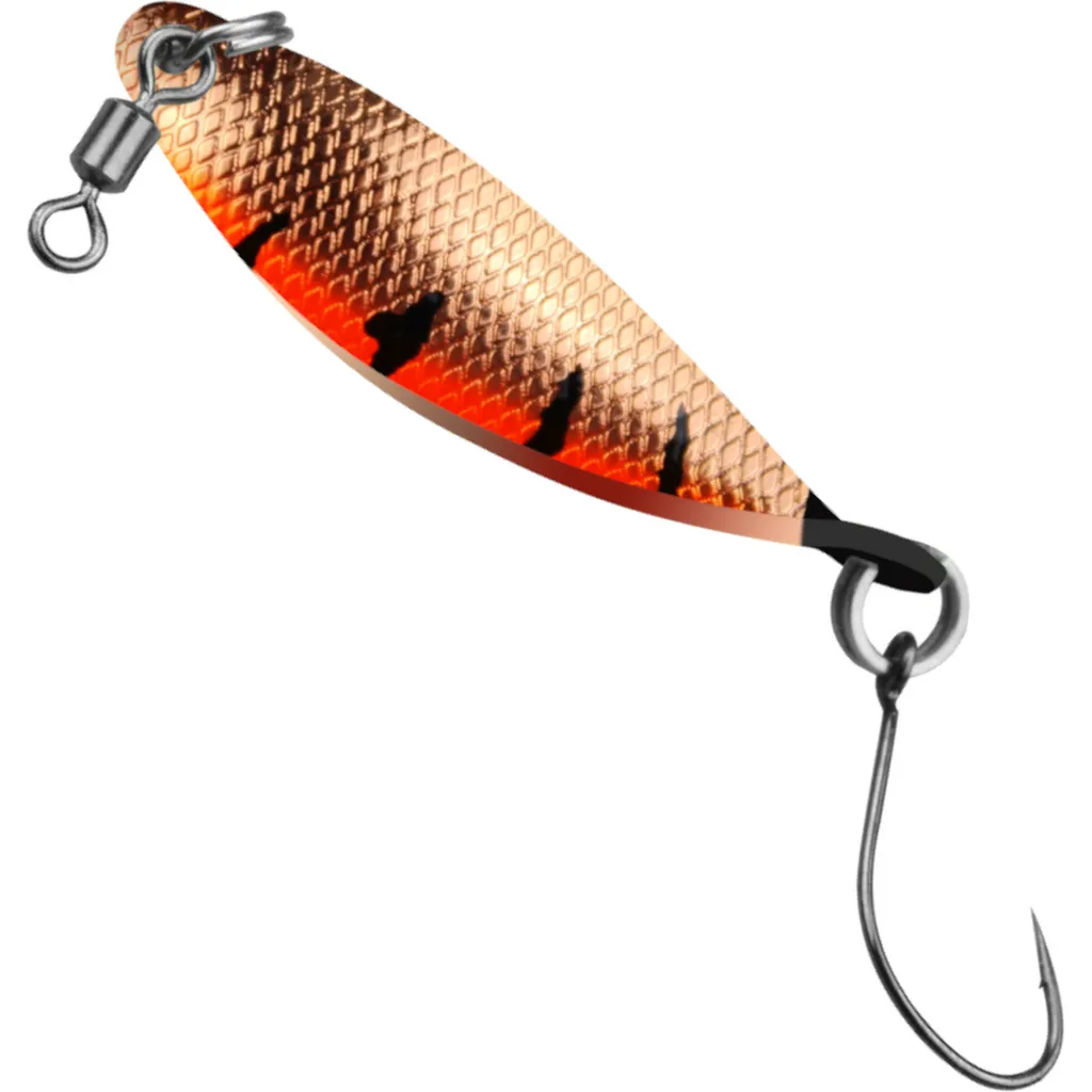 FTM Spoon Wob 4cm 3.2g Kupferfarben Gestreift/Kupferfarben