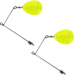 Westin Add-It Spinnerbait Colorado Rig Large Chartreuse Yellow 2pcs
