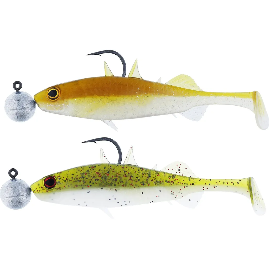 Westin Stanley The Stickleback Shadtail R 'N R Gummifisch 7.5cm 7g Clear Water Mix 11