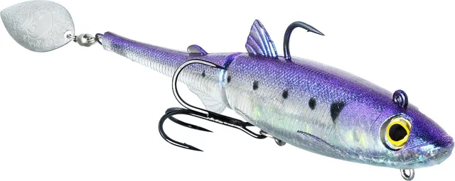 Westin HypoTeez Spintail Tail Baits & Hybrid Baits 14cm 48g Ghostlight