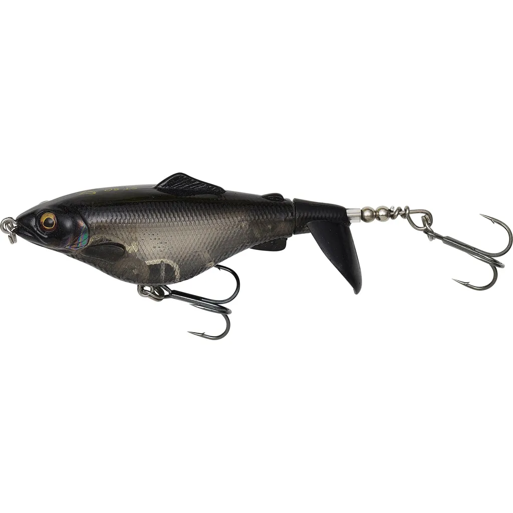 Savage Gear 3D Fat Smashtail Oberflächenköder 8cm 12g Black Ghost