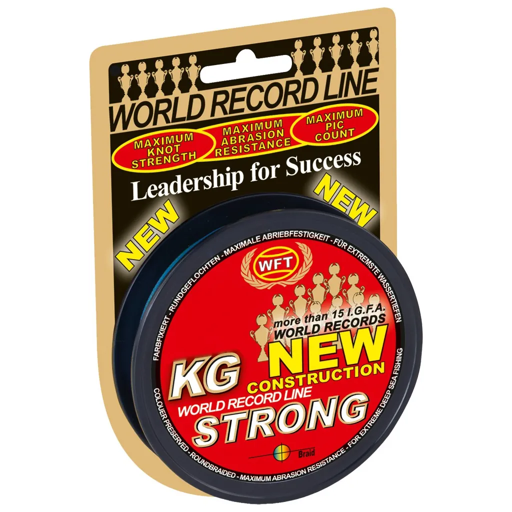 WFT KG Strong Geflochtene Schnur Multicolor 0.25mm 39kg 300m