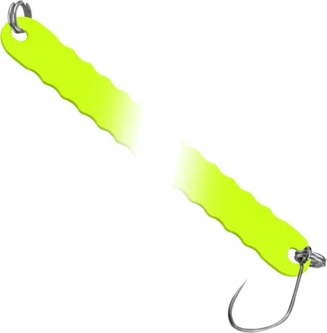 FTM Spoon Curl Kong 6.7cm 3.5g Neon Yellow Lumi/Black Glitter