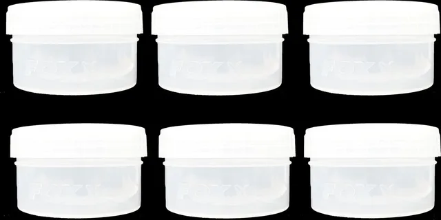 Fox Bait Tubs 4.3cm Plastic Half Size Clear