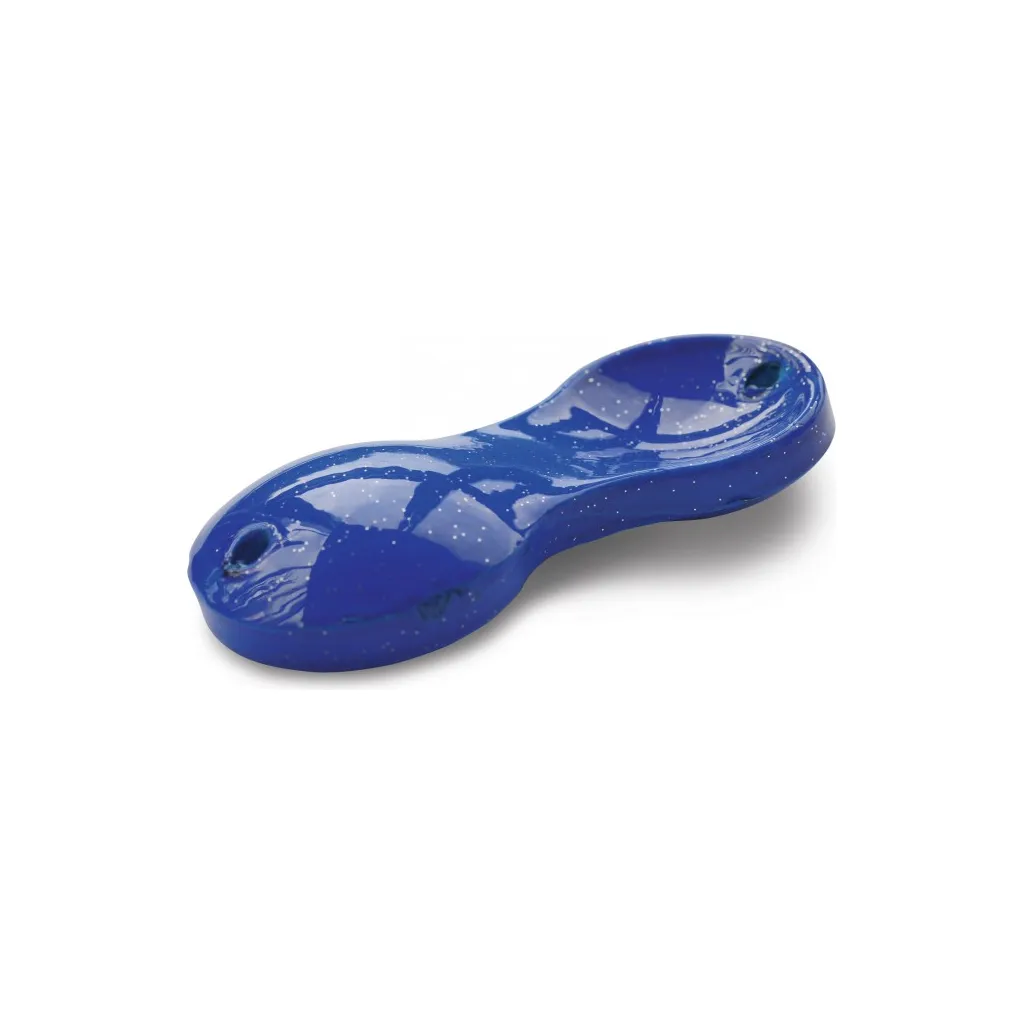 Zebco Flatty Teaser Buttlöffel 60g Blue-Rainbow-Glitter