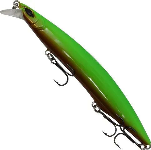 Seika Pro Nightveit Junior Crankbait 12.5cm 0.5–1m 19g Green Tomato