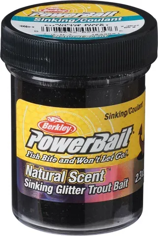 Berkley PowerBait Sinking Glitter Forellenteig 65g Weiß Glitter