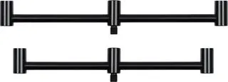 Fox Black Label 3 Rod Slim Buzz Bars 22–25cm Aluminium