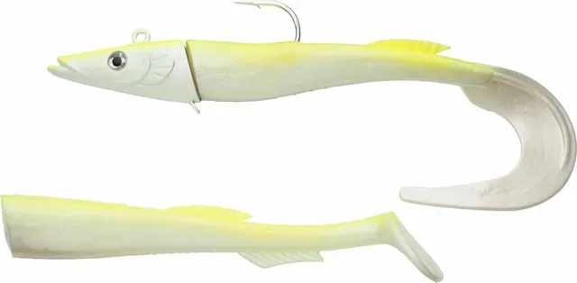 Berkley PowerBait Power Sandeel 21cm 160g White Chartreuse
