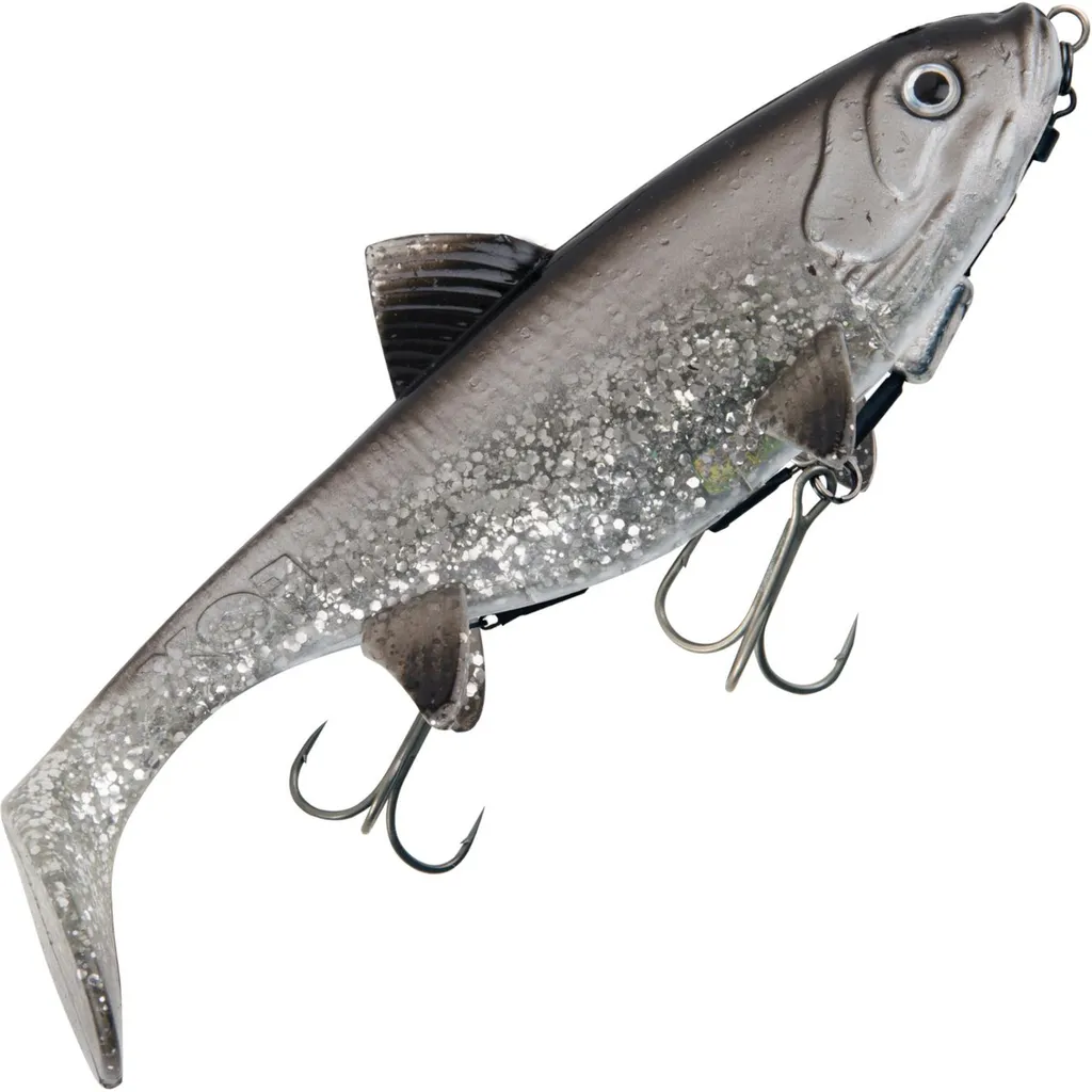 Fox Rage Replicant Shallow Gummiköder 18cm 65g UV Silver Bait Fish