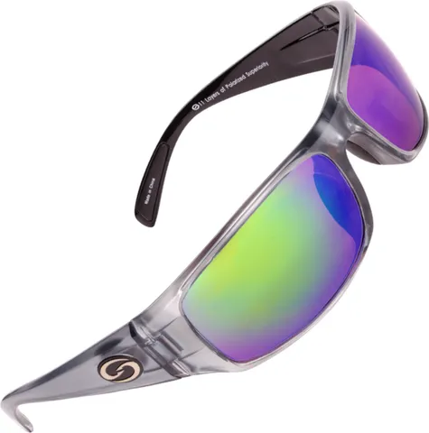 Strike King S11 Optics Sunglasses Green Grey/Clear Metallic