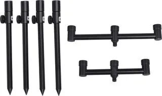 Prologic Black Fire Buzz & Sticks 3 Rods Kit 30–55cm