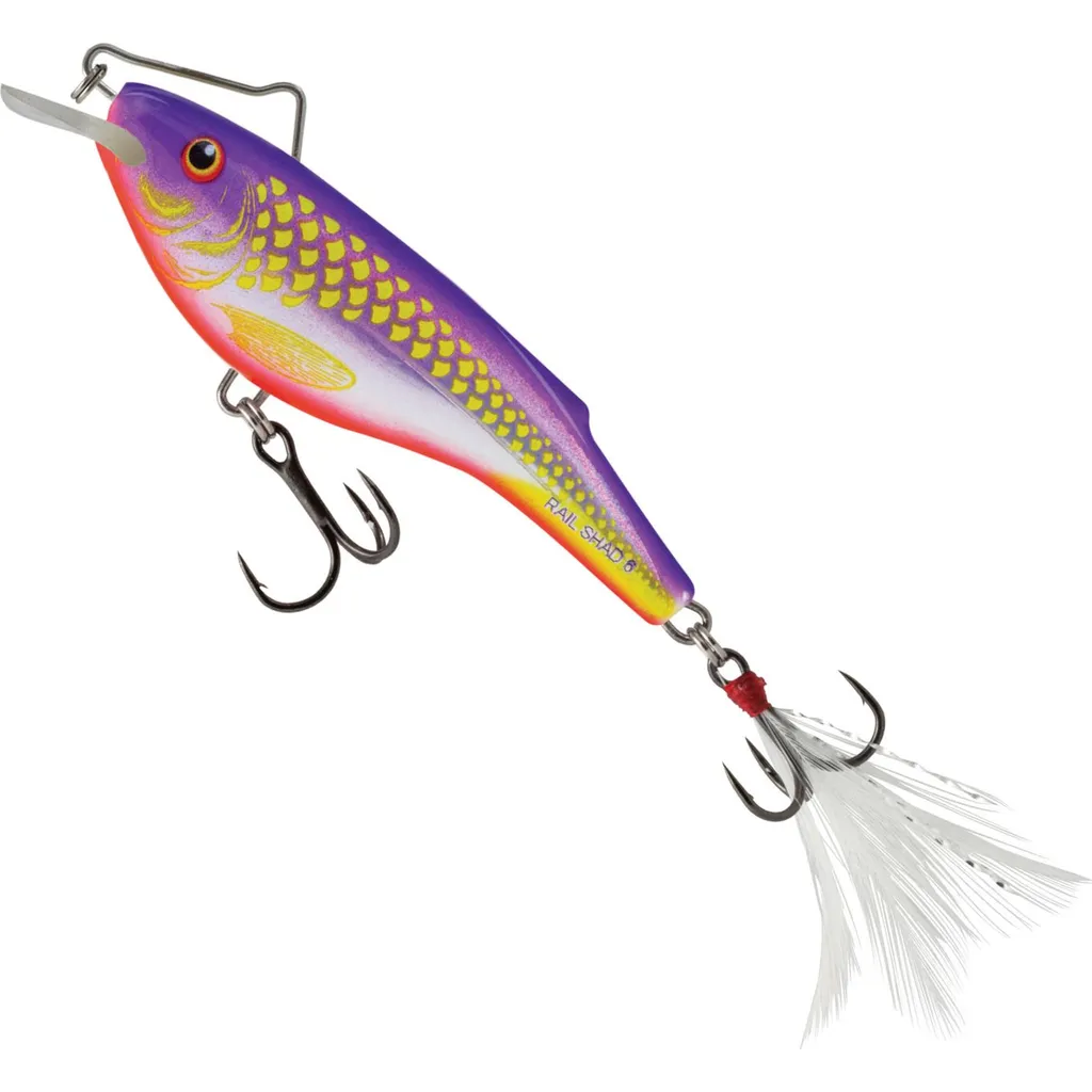 Salmo Rail Shad Lipless Crankbait 6cm 14g Holographic Purpledescent