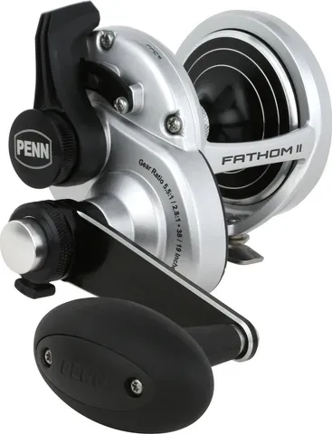 Penn Fathom II Lever Drag 2 Speed 40N 683g 18.1kg 6.0:1 / 1.9:1