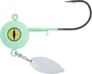 Balzer Valhall Bomb Jig Head #4/0 35g Glow