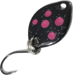 Troutwerk Spoon 1.2cm 0.8g Black/Pink Dots