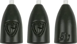 Fox Rage Tungsten Bullet Weights 5g 3pcs Matte Green