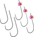 Balzer Larva Haken Sortiment Jigköpfe 6pcs Tungsten