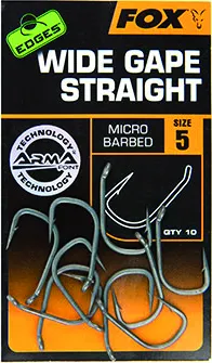 Fox Edges Armapoint Wide Gape Straight Hooks 6
