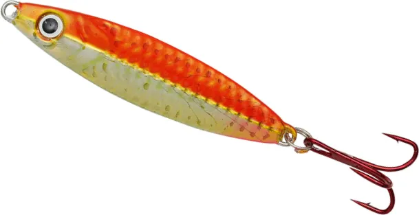 Kinetic Dragon Skirted Jigs 80g 9.5cm Gold Orange