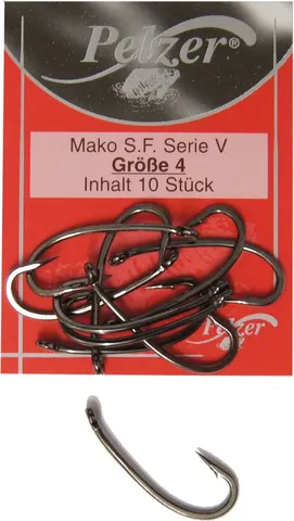 Pelzer Mako S.F. Serie 5 Haken 4 10pcs