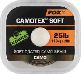 Fox Camotex Soft Leader Line 20m 9.1kg