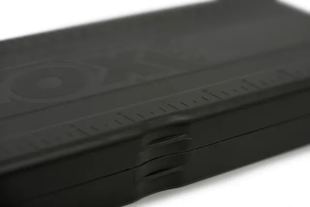 Fox Edges Tackle Box 35.5x13x3.5cm 2 Compartments Rig Box EVA Foam