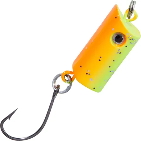 Balzer Forellen Pellet Popper Wobbler Orange-Gelb-Glitter 2cm 3g