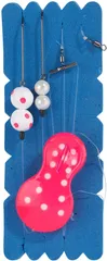 Balzer Inline Plattfisch Blinker System Ready-Made Rig #1 60g Pink/Weiß