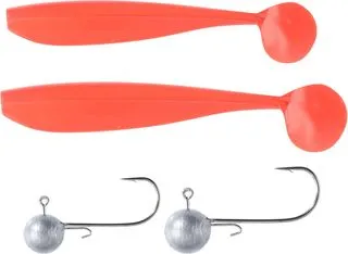 Balzer Shirasu Dorsch Gummi Set 12–15cm Paddle Tail Saltwater