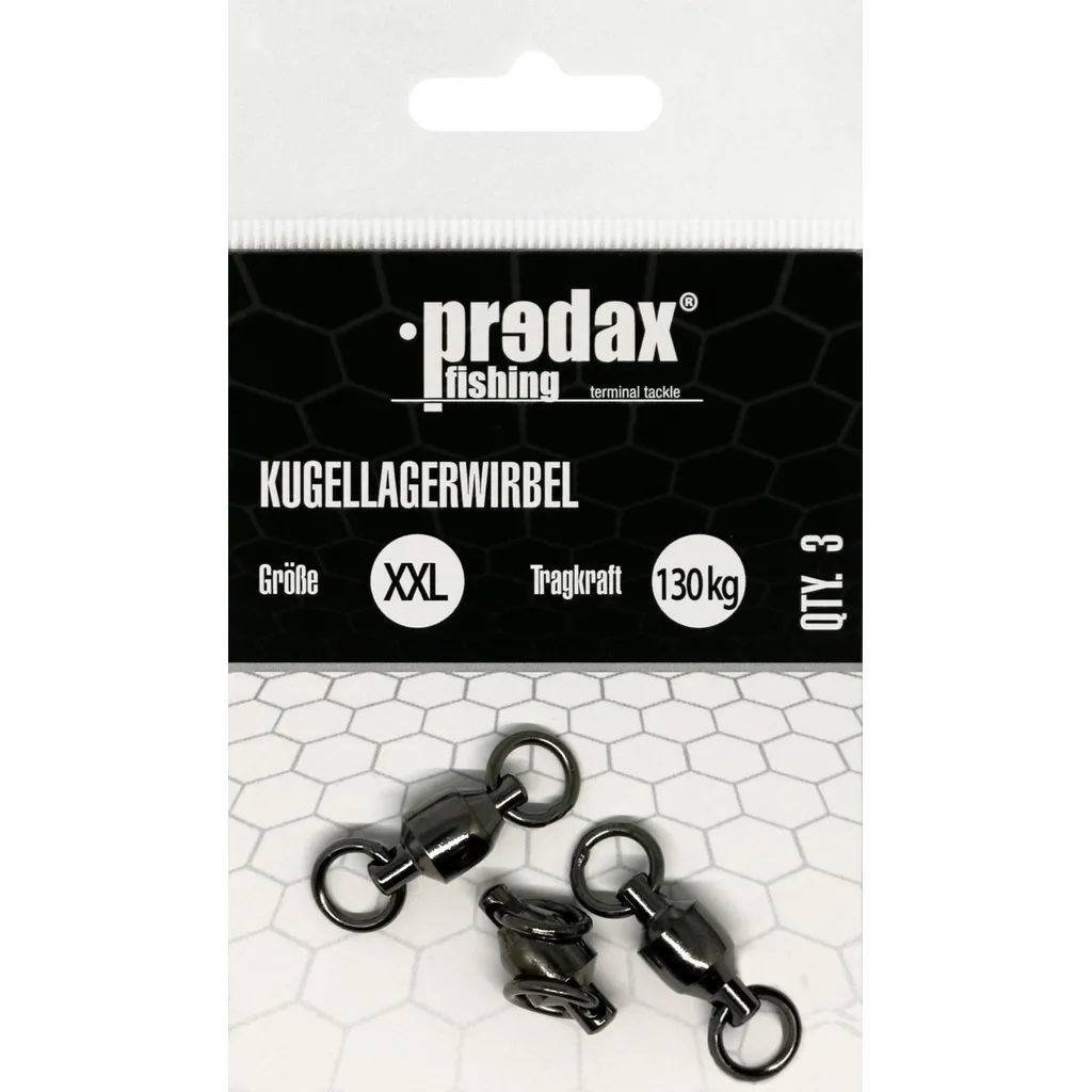 Predax Kugellagerwirbel Black Nickel 130kg