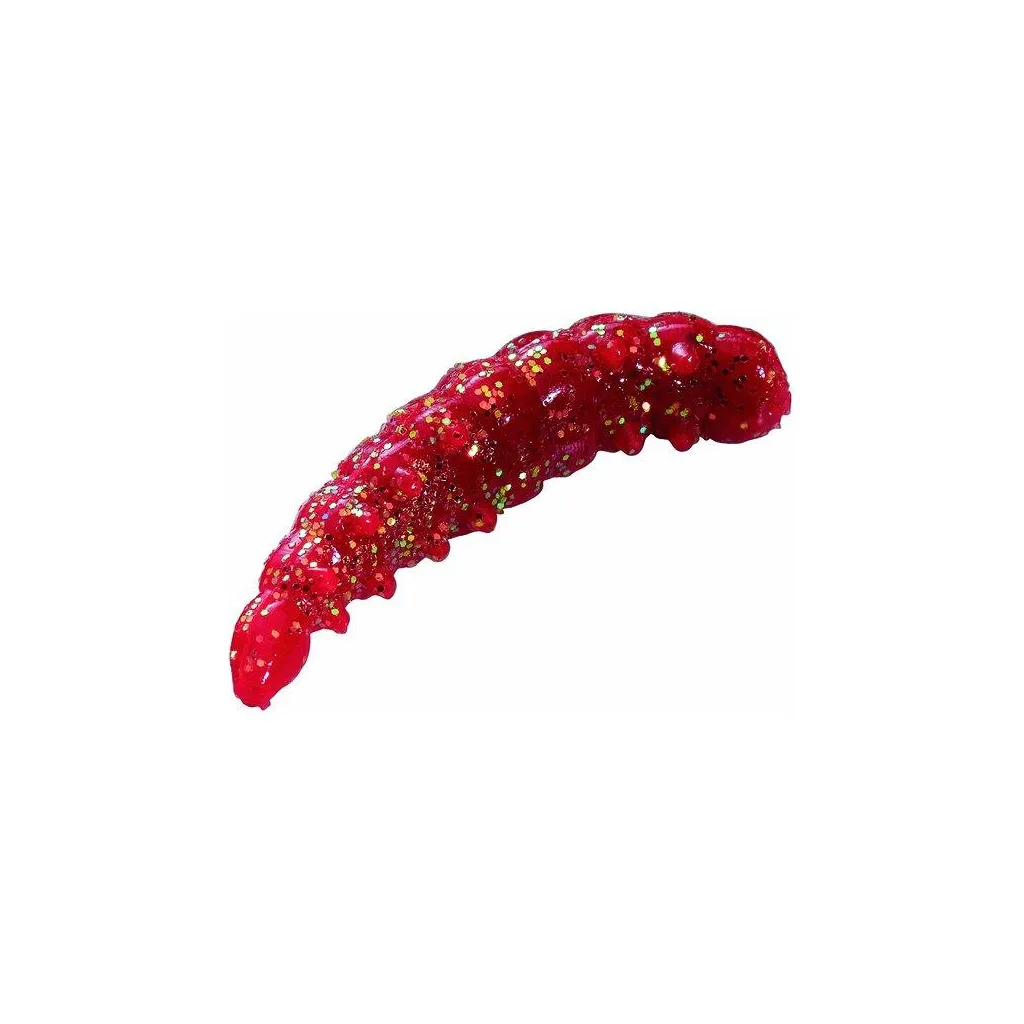 Berkley PowerBait Power Honey Worm EBPHWRDSC 2.5cm Red with Scales
