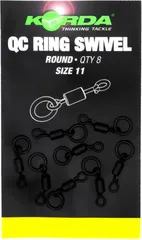 Korda QC Round Ring Swivel #11 8pc