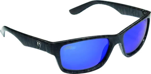 Fox Rage Polarized Glasses Camo Grey Mirror Blue