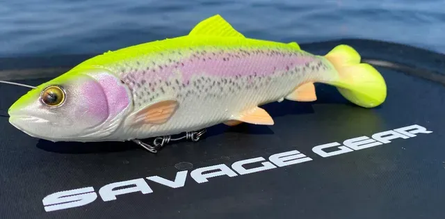 Savage Gear 4D Line Thru Pulse Tail Trout 20cm 102g SS Lemon Trout