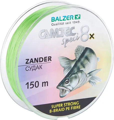 Balzer Camtec Speci 8x Zander Braided Line 0.14mm 9.5kg 150m
