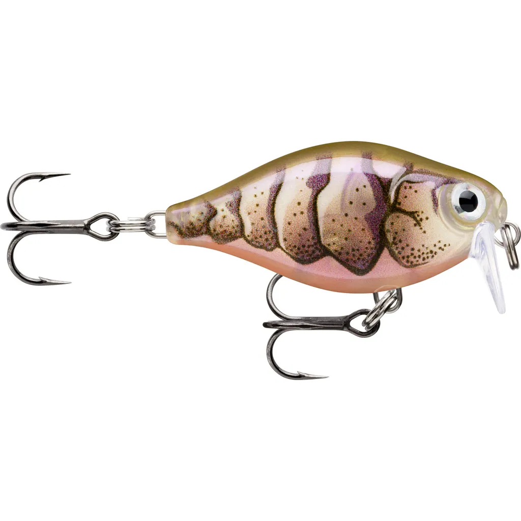 Rapala X-Light Crank Shallow Runner Crankbait 03 3.5cm 4g Purple Prawn UV