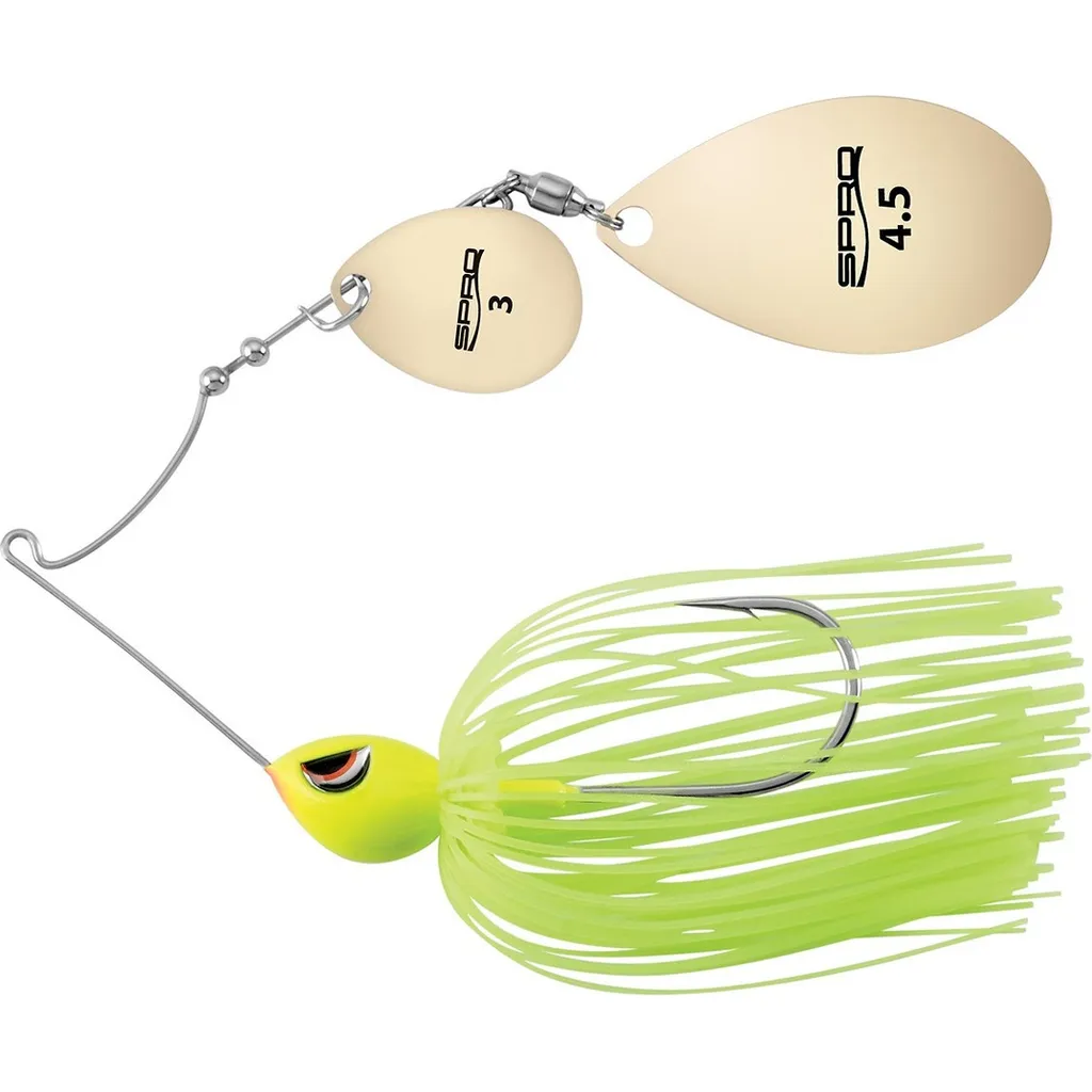 Spro Thumper Spinnerbaits 3/8oz ca. 10g Chartreuse