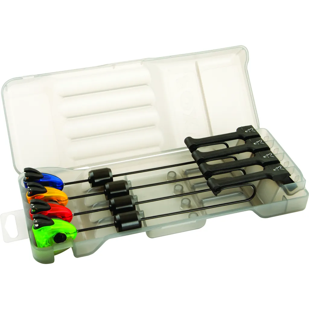 Fox MK3 Swinger Bissanzeiger 4 Rod Set Red Orange Green Blue