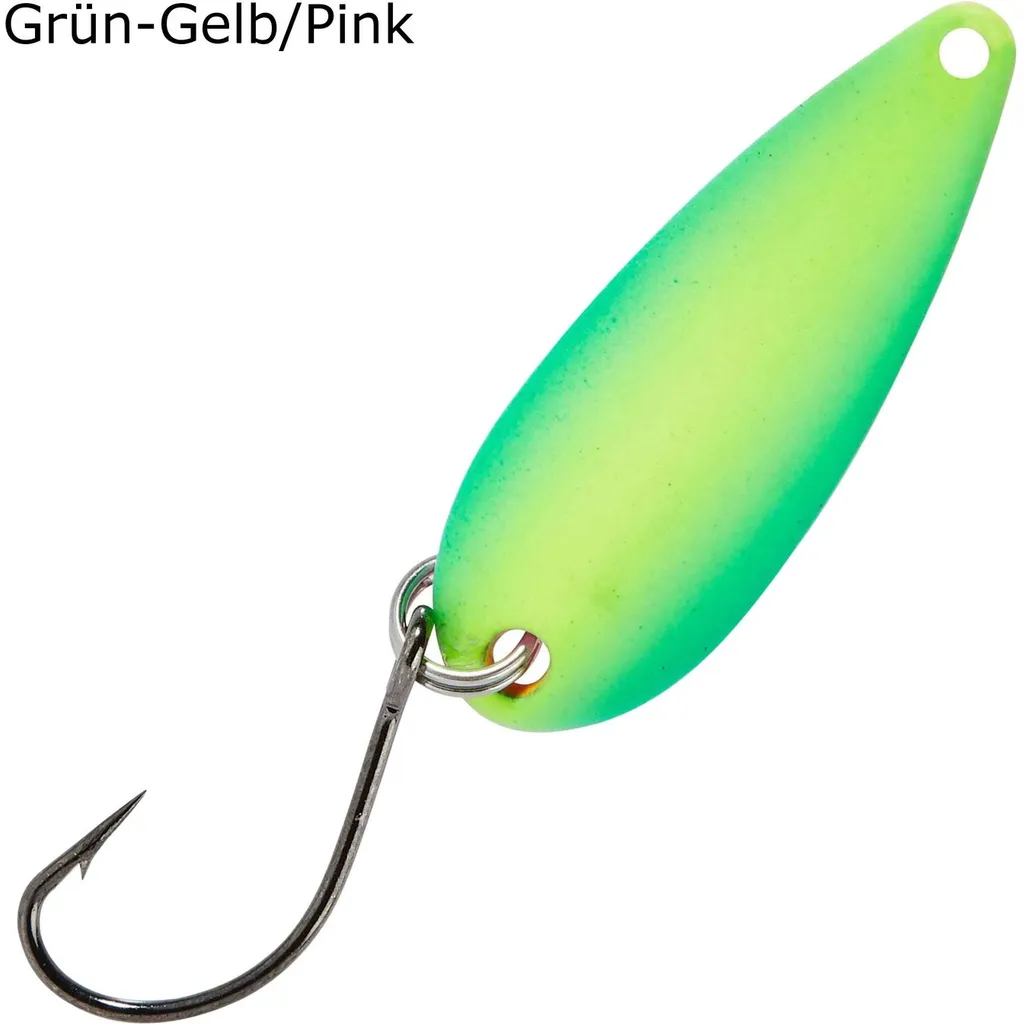 Balzer Spoon Swindler Blinker Grün Gelb Pink 2,3g