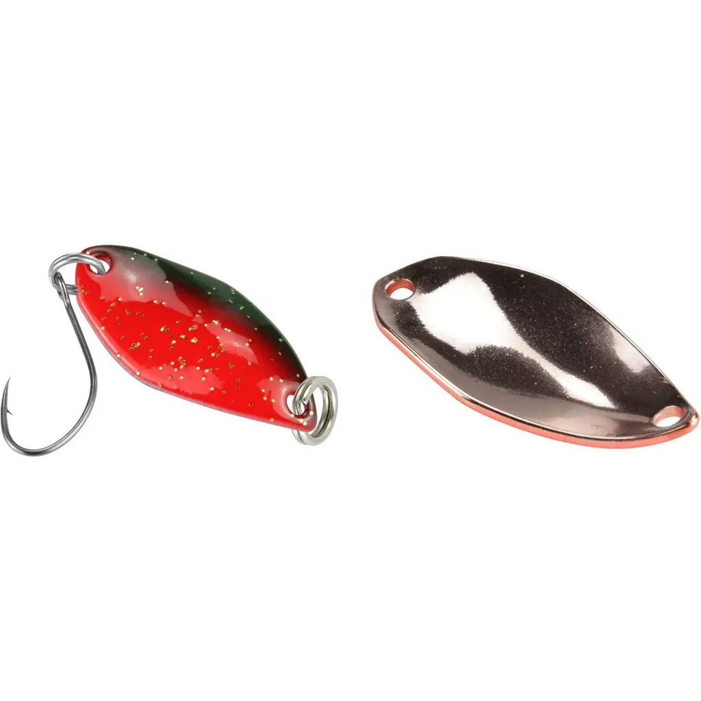 FTM Spoon Fly 1.2g Rot/Schwarz Glitter