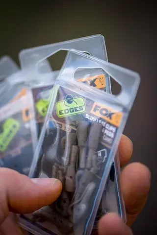 Fox Edges Slik Lead Clip + Pegs Size 10 10pcs Camo