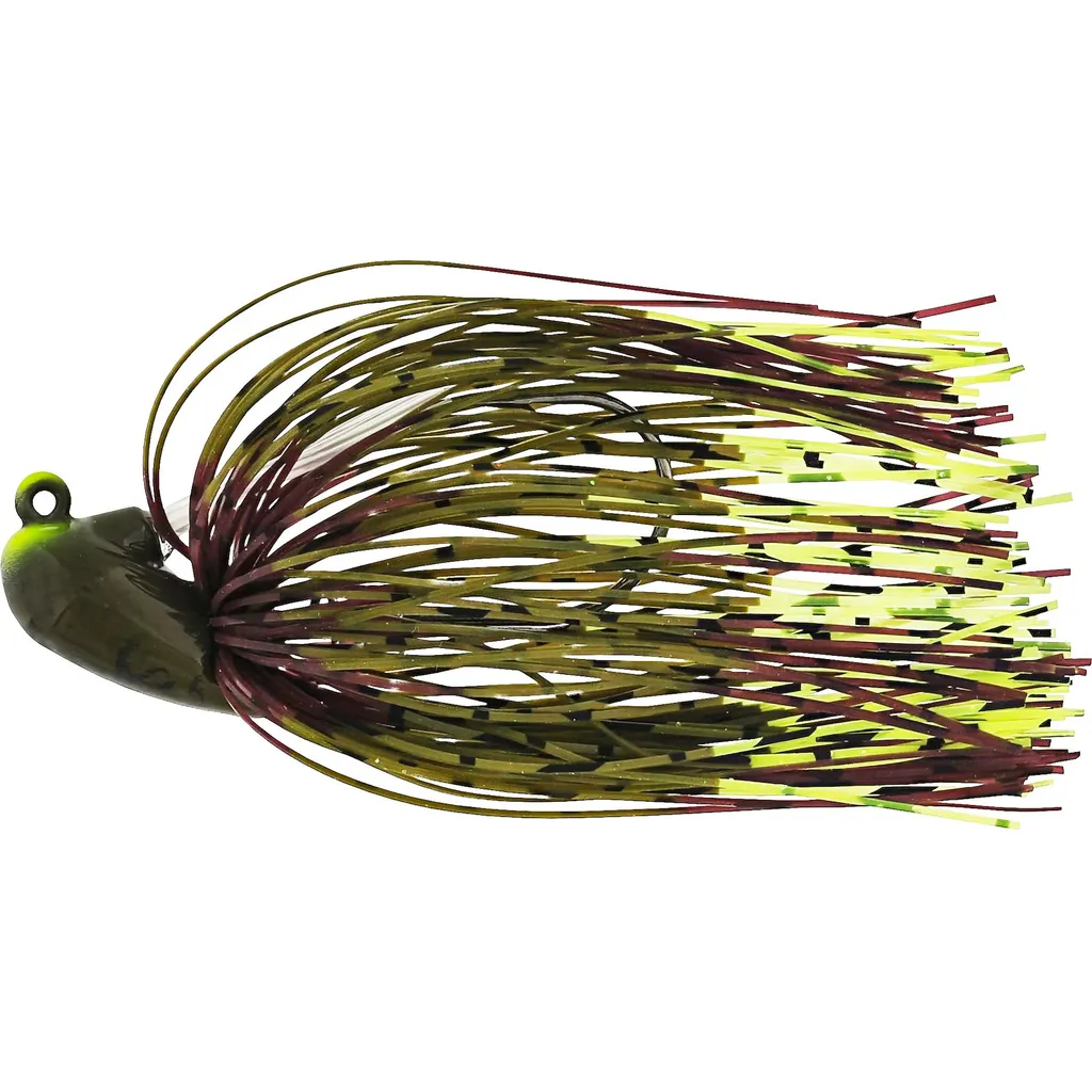 Westin Slide-Up Rubber Jig Tungsten 7g #2/0 Green Pumpkin/Chartreuse