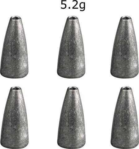 Spro Lead Bullet Sinkers 5.2g 6pcs