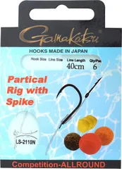 Gamakatsu Partical Rig Spike Ready-Made Rig #10 40cm 0.18mm