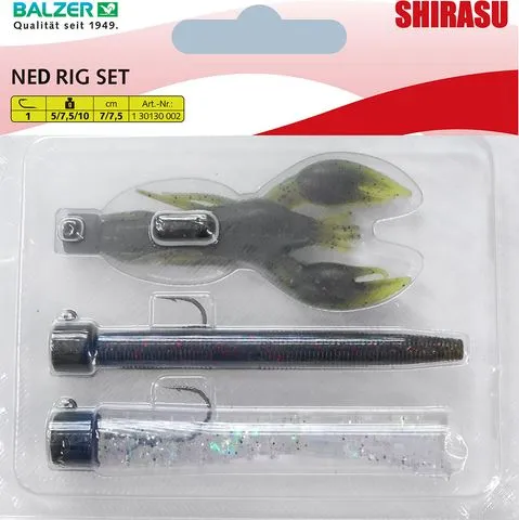 Balzer Ned Rig Set Lure Kit 5–7.5cm 5–10g Soft Bait