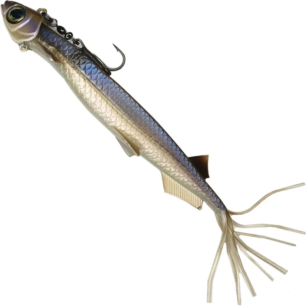 Quantum Pelagic Shad Set Hairy Gummiköder Baby Zander 21cm 60g