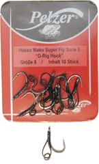 Pelzer Mako S.F. Serie 6 D-Rig Haken 8 10Stk